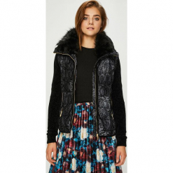 Desigual - Kurtka. Czarne bomberki damskie Desigual, s, z materiału. Za 649,90 zł.