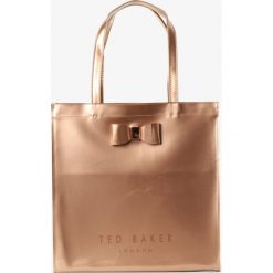 Ted Baker - Damska torba shopper – Sofcon, różowy. Różowe torby damskie na zakupy Ted Baker, bez wzorów, z kokardką. Za 229,95 zł.