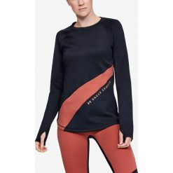 Under Armour ColdGear® Armour Koszulka Czarny Pomarańczowy. Pomarańczowe koszulki damskie Under Armour, s, bez wzorów, z elastanu, bez kołnierzyka, z długim rękawem. Za 257,95 zł.