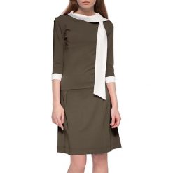 Sukienki hiszpanki: Sukienka w kolorze khaki