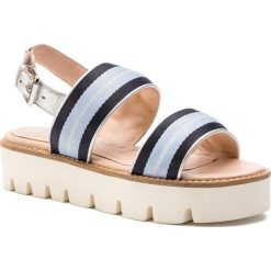 Sandały JOOP! - Liliana 4140004454 Light Blue 401. Niebieskie klapki damskie JOOP!, bez wzorów, ze skóry ekologicznej, bez obcasa. W wyprzedaży za 349,00 zł.