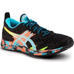Buty ASICS - Gel-Nossa Tri 12 1012A578 Black/Aquarium 001. Czarne buty sportowe damskie Asics, bez wzorów, z tworzywa sztucznego, sportowe, do biegania. Za 579,00 zł.