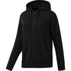 Bluza Reebok GP FZ Hoodie (DH1279). Czarne bluzy damskie Reebok, bez wzorów, z bawełny, bez rękawów, bez kaptura. Za 125,99 zł.