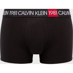 Calvin Klein Underwear - Bokserki. Czarne bokserki męskie Calvin Klein Underwear, bez wzorów, z elastanu. W wyprzedaży za 89,90 zł.