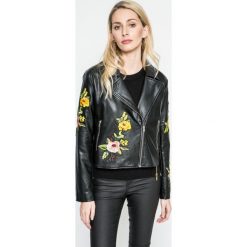 Answear - Kurtka Blossom Mood. Czarne kurtki damskie ANSWEAR, s, bez wzorów, z poliesteru, krótkie. W wyprzedaży za 79,90 zł.