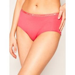 Bokserki Emporio Armani Underwear 164074 0P263 00776. Różowe bokserki damskie Emporio Armani Underwear, l, bez wzorów, z elastanu. W wyprzedaży za 119,00 zł.