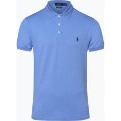 Polo Ralph Lauren - Męska koszulka polo – Slim fit, niebieski. Niebieskie koszulki męskie Polo Ralph Lauren, m, bez wzorów, z bawełny, eleganckie, bez rękawów. Za 499,95 zł.