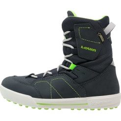 Lowa RAIK GTX Śniegowce navy/limone. Niebieskie kozaki dziewczęce Lowa, ze skóry. W wyprzedaży za 293,30 zł.
