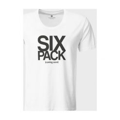 Koszulka Six pack coming soon. T-shirty chłopięce MegaKoszulki, z napisami, z bawełny, bez rękawów. Za 54,90 zł.