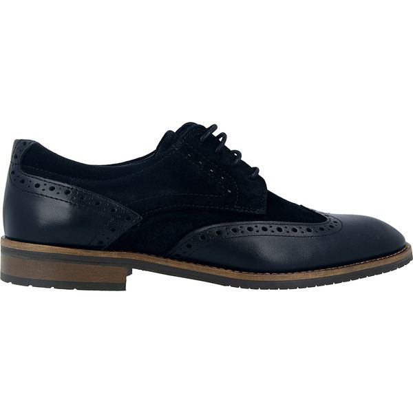 Półbuty 121477-navy. Niebieskie półbuty męskie Giacomo Conti, bez wzorów, ze skóry, bez zapięcia. Za 469,00 zł.