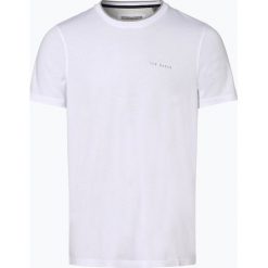 Ted Baker - T-shirt męski, biały. Białe t-shirty męskie Ted Baker, xl, z napisami, z kontrastowym kołnierzykiem. Za 229,95 zł.