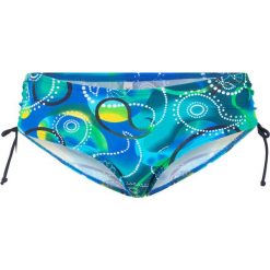 Figi bikini bonprix niebieski z nadrukiem. Niebieskie stroje kąpielowe damskie bonprix, z nadrukiem. Za 44,99 zł.