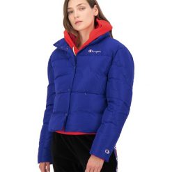 CHAMPION TRI LOGO CROPPED PUFFER JACKET > 112318-BS103. Kurtki damskie Champion, l, bez wzorów, z poliesteru, street, bez kaptura. Za 609,99 zł.