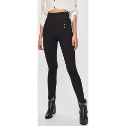 Answear - Legginsy. Czarne spodnie damskie ANSWEAR, s, z wiskozy. W wyprzedaży za 69,90 zł.