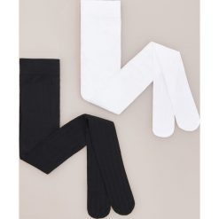 Rajstopy z mikrofibry 2 pack - Kremowy. Białe rajstopy damskie Reserved, bez wzorów. Za 34,99 zł.