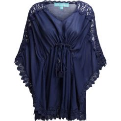 Tunika MELISSA ODABASH ROBY Granatowy. Niebieskie tuniki damskie marki Melissa Odabash, w ażurowe wzory, z jedwabiu. Za 896,00 zł.