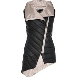 Kamizelka pikowana Premium z aplikacją bonprix czarny. Czarne kamizelki damskie bonprix, z aplikacjami. Za 169,99 zł.