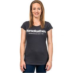 Horsefeathers Ladies T-Shirt Neva Węgiel sw692d (Rozmiar L). Szare bluzki damskie marki Horsefeathers, l, eleganckie. W wyprzedaży za 65,00 zł.