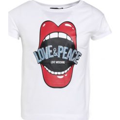 Odzież damska: Love Moschino Tshirt z nadrukiem white