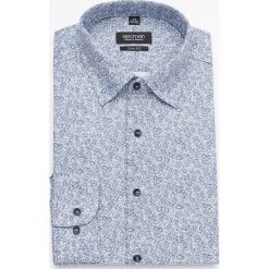 Koszula versone 2932 długi rękaw slim fit granatowy. Niebieskie koszule męskie Recman, m, bez wzorów, bez kołnierzyka, z długim rękawem. Za 189,00 zł.
