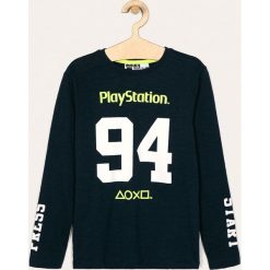 Blukids - Longsleeve dziecięcy 140-170 cm. Niebieskie t-shirty chłopięce Blukids, z nadrukiem, z bawełny, z długim rękawem. Za 59,90 zł.