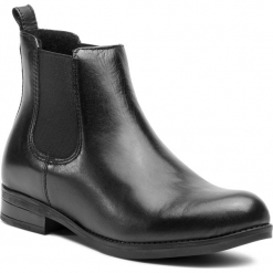 Sztyblety SERGIO BARDI - Brianza FW127355318CC 101. Czarne buty zimowe damskie marki Sergio Bardi, ze skóry, na obcasie. W wyprzedaży za 199,00 zł.