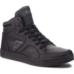 Sneakersy KAPPA - Nanook 242358 Black/Grey 1116. Czarne sneakersy męskie Kappa, bez zapięcia. Za 159,00 zł.