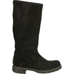 Kozaki - 326S CAM NERO. Czarne buty zimowe damskie marki Venezia, ze skóry. Za 299,00 zł.