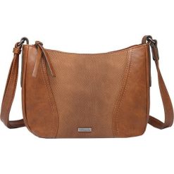 Tamaris Ladies ADORA Crossbody Bag Z Cognac Comb. Brązowe torebki klasyczne damskie Tamaris, bez wzorów, pikowane, bez dodatków. Za 201,00 zł.