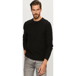 Selected - Sweter. Brązowe swetry męskie Selected, s, bez wzorów, z bawełny, z okrągłym kołnierzem, bez kaptura. W wyprzedaży za 189,90 zł.