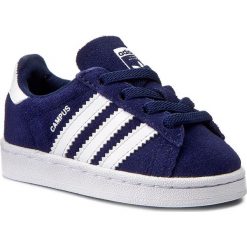 Buty adidas - Campus El I BY9598 Dkblue/Ftwwht/Ftwwht. Niebieskie półbuty dziewczęce Adidas, na sznurówki. W wyprzedaży za 169,00 zł.
