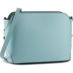 Torebka CREOLE - K10338 Błękitny. Niebieskie listonoszki damskie Creole, na co dzień, bez wzorów, ze skóry, eleganckie, bez dodatków. Za 209,00 zł.