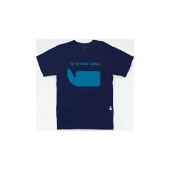 T-shirty z krótkim rękawem G-Star Raw D10981 336. Niebieskie t-shirty męskie G-Star RAW, s, bez wzorów, retro, bez kołnierzyka, krótkie. Za 92,00 zł.