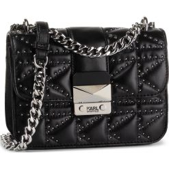 Torebka KARL LAGERFELD - 96KW3013 Black/Nickel. Czarne torebki klasyczne damskie KARL LAGERFELD, bez wzorów, ze skóry, wizytowe, bez dodatków. Za 1539,00 zł.