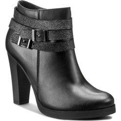 Botki SERGIO BARDI - Maria FW127278817MP 101. Czarne botki damskie na zamek marki Sergio Bardi, ze skóry, eleganckie, na platformie, z paskami. W wyprzedaży za 249,00 zł.