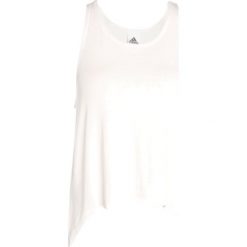 Adidas Performance KNOT Koszulka sportowa white. Białe t-shirty damskie adidas Performance, xl, z elastanu. Za 149,00 zł.