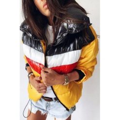 Kurtka damska DEVARA YELLOW. Żółte kurtki damskie Kurtka damska DEVARA YELLOW, na zimę, s, bez wzorów. W wyprzedaży za 169,00 zł.