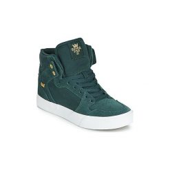 Buty Supra VAIDER. Zielone trampki i tenisówki damskie Supra, bez wzorów, bez zapięcia. Za 439,00 zł.