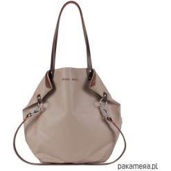 Torba Worek Simple Waterproof #Ekoskóra Taupe. Szare torebki klasyczne damskie marki Pakamera. Za 220,00 zł.