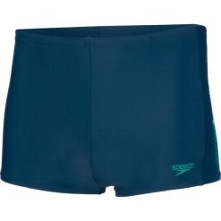 Kąpielówki męskie: Speedo Kąpielówki dziecięce Sub Atomizer Logo Panel Aquashort Navy/White/Green Glow r. 140 (8-09312B668)