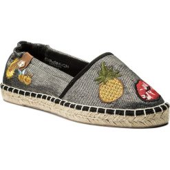 Espadryle TAMARIS - 1-24605-20 Blk Met.Patch 013. Żółte espadryle damskie Tamaris, na co dzień, z aplikacjami, ze skóry ekologicznej, bez obcasa, na płaskiej podeszwie, bez zapięcia. W wyprzedaży za 139,00 zł.