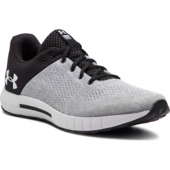 Buty UNDER ARMOUR - Ua Micro G Pursuit 3000011-002 Blk. Szare buty męskie do biegania marki Under Armour, z tworzywa sztucznego. W wyprzedaży za 209,00 zł.