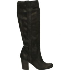 Kozaki - 799B NAB NERO. Czarne buty zimowe damskie marki Venezia, z nubiku. Za 269,00 zł.