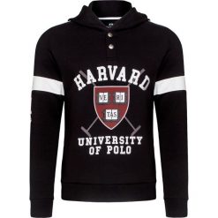 Bluza LA MARTINA HERMAN. Czarne bluzy męskie La Martina, bez wzorów, z kapturem, bez rękawów, z kapturem. W wyprzedaży za 475,00 zł.