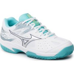 Buty MIZUNO - Break Shot 2 Cc 61GC192603 Biały. Białe buty sportowe damskie Mizuno, z materiału, sportowe, tenisowe. W wyprzedaży za 229,00 zł.