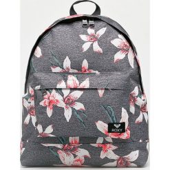 Roxy - Plecak. Szare plecaki damskie marki Roxy, w paski, z materiału. Za 169,90 zł.