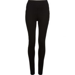 Legginsy ze złotymi guzikami bonprix czarny. Czarne legginsy we wzory bonprix. Za 99,99 zł.