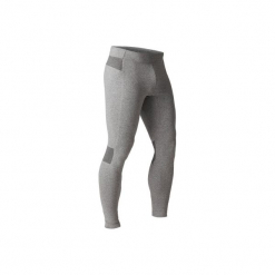 Legginsy Gym & Pilates skinny 900 męskie. Szare bermudy męskie DOMYOS, z bawełny. Za 79,99 zł.
