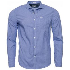 Pepe Jeans Koszula Męska Frank, M, Niebieska. Niebieskie koszule męskie Pepe Jeans, m, bez wzorów, z bawełny, bez kołnierzyka, bez rękawów. Za 389,00 zł.