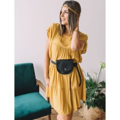 Sukienka Otylia yellow - UNI. Żółte sukienki damskie z tkaniny, krótkie, mini. Za 89,00 zł.